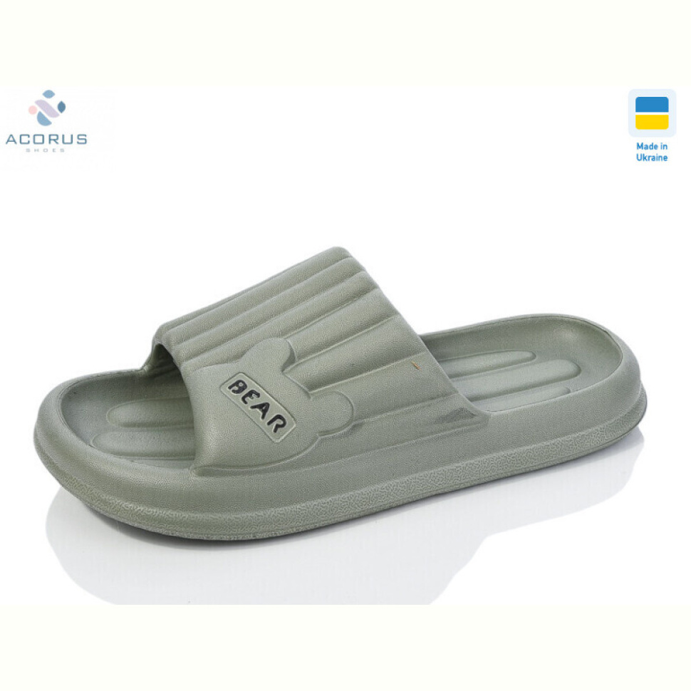 Шлепки Acorus T111 зелений