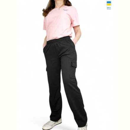 Спортивные брюки Sport style 8052 чорний