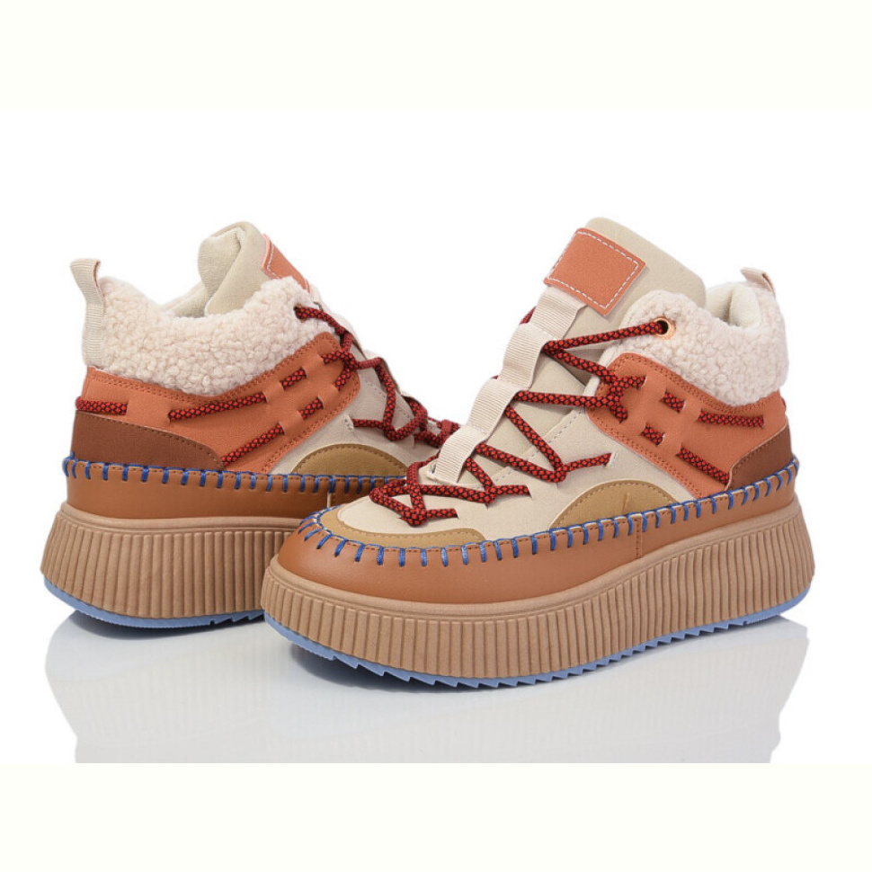 Ботинки Violeta 20-1074-3 beige-khaki