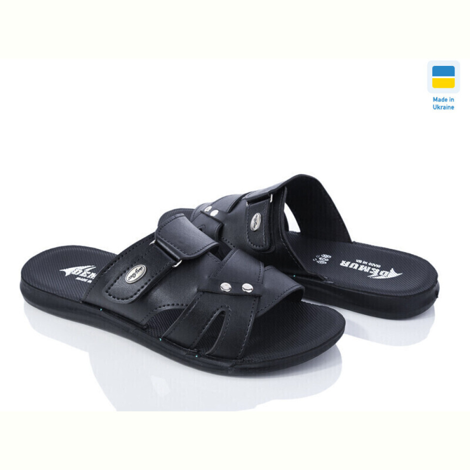 Шлепки DeMur 2024-043 чорний