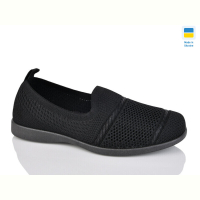 Слипоны DeMur 713 чорний