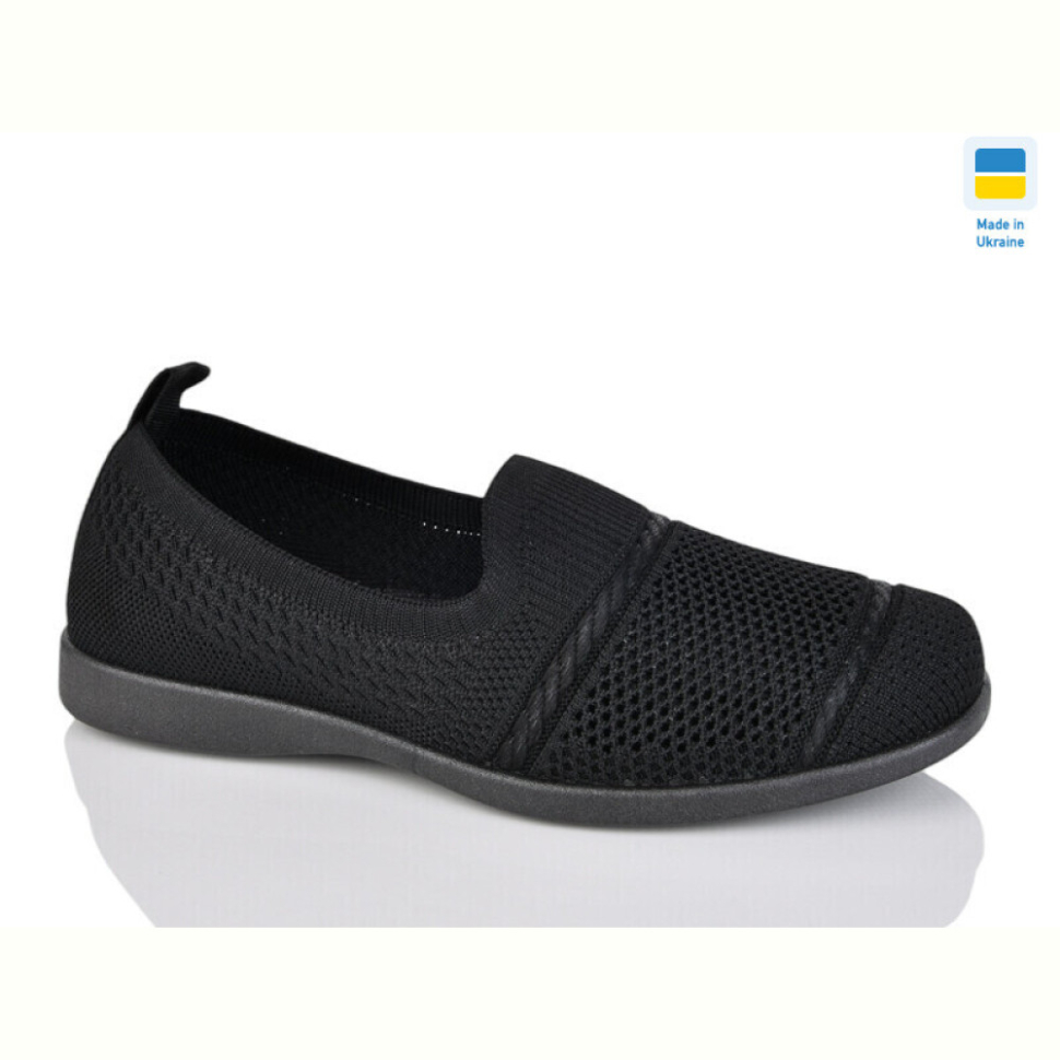 Слипоны DeMur 713 чорний