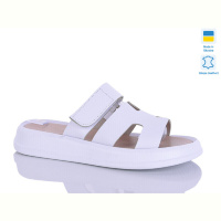 Шлепки Sali 8 білий к.