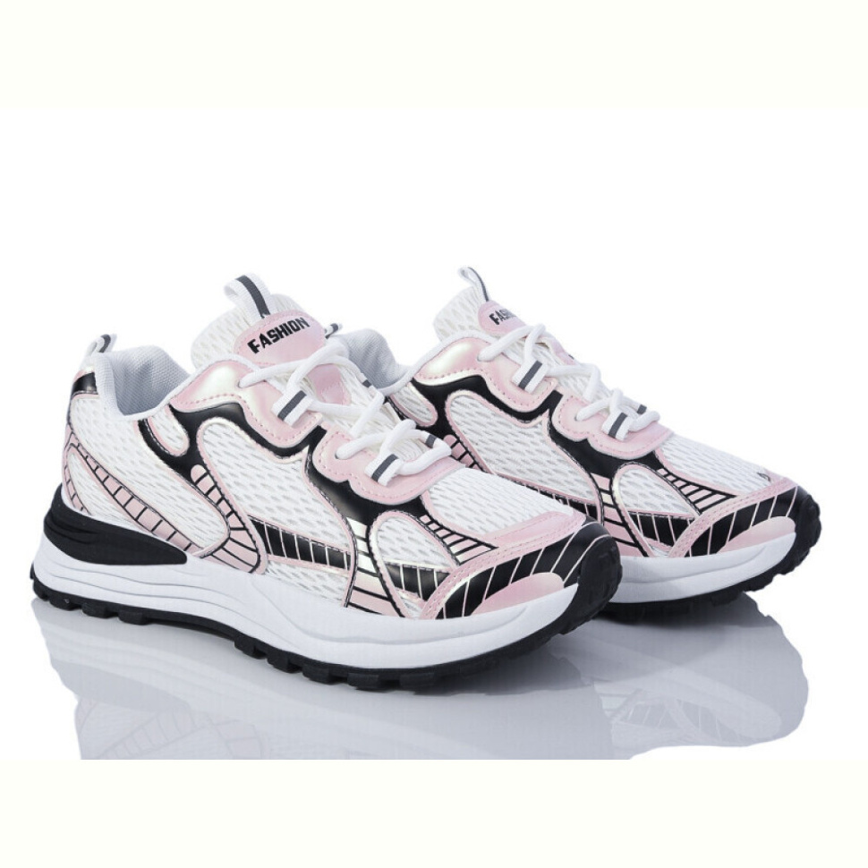 Кроссовки Violeta 176-34(B0682) beige-pink