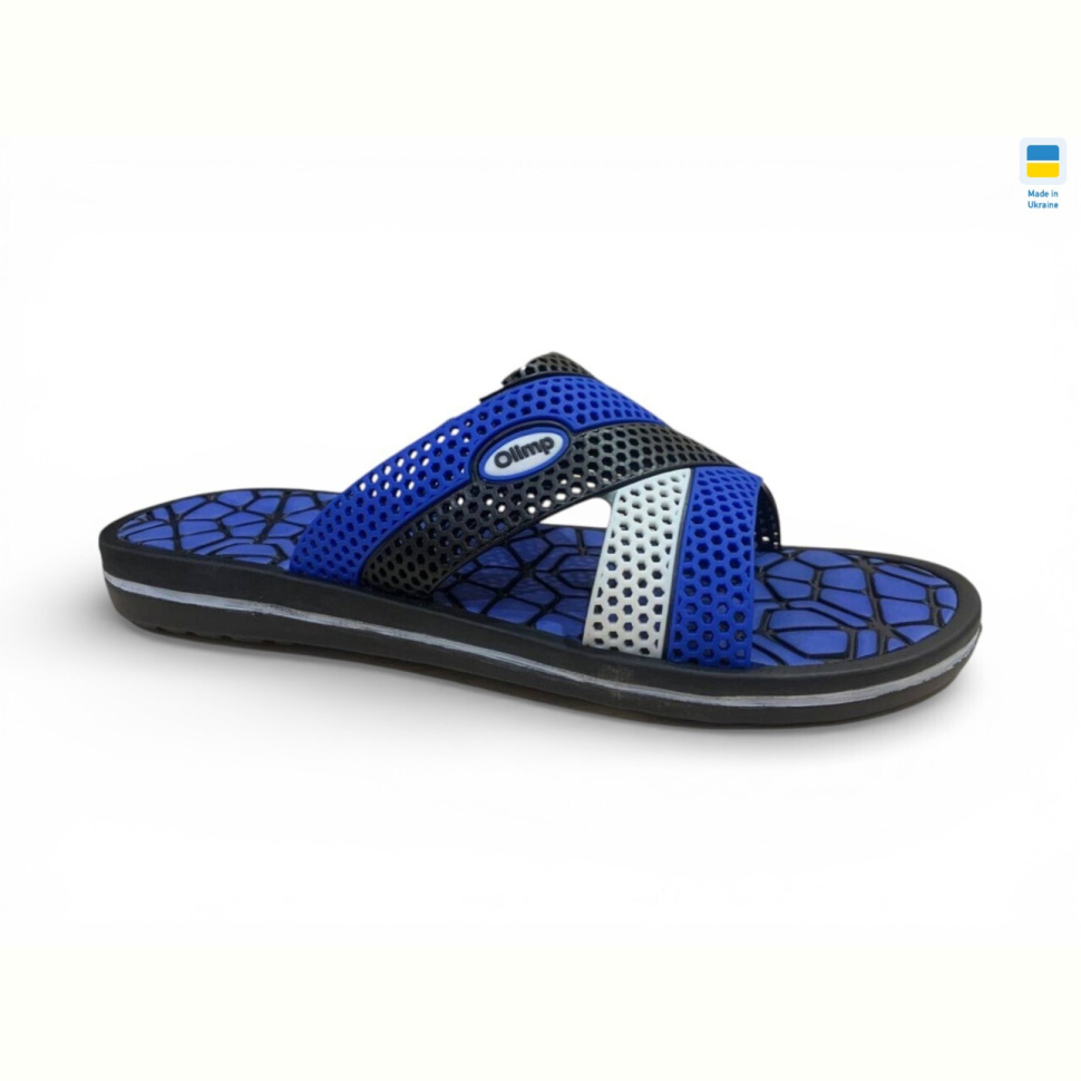 Шлепки Rai shoes M203 синій Шлепки Rai shoes M203 синій