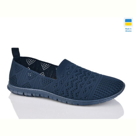 Слипоны DeMur 649 синій