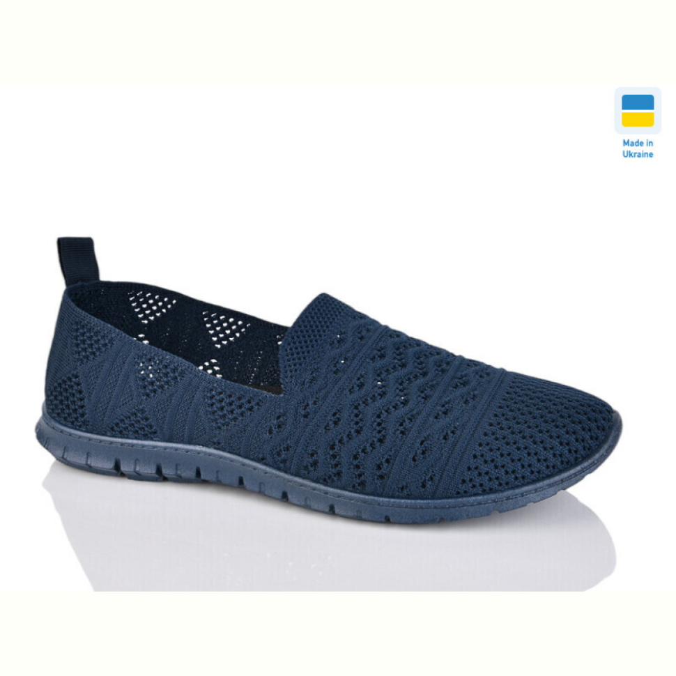 Слипоны DeMur 649 синій