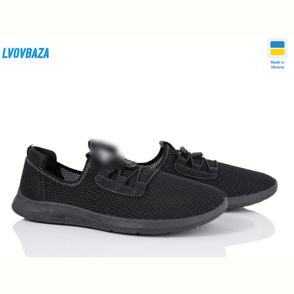 Кроссовки Lvovbaza Paolla 189-3101 чорна сітка