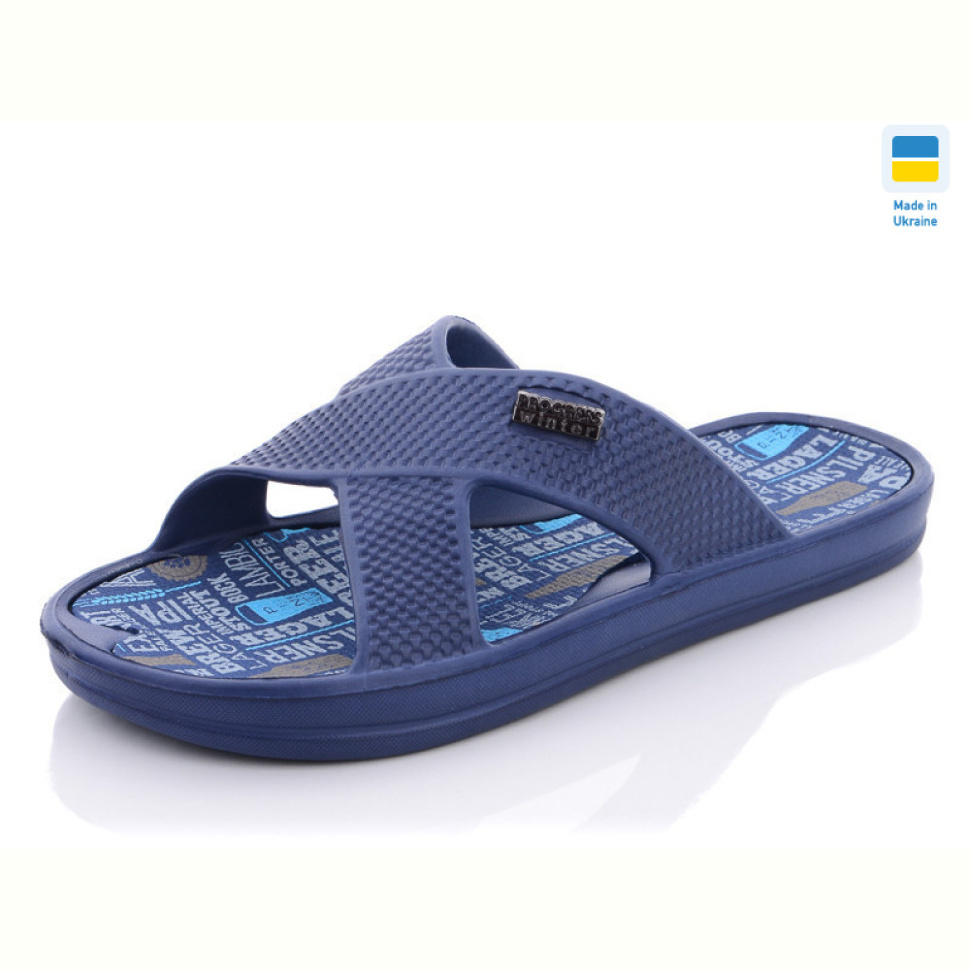 Шлепки Progress Прогрес М227 синие