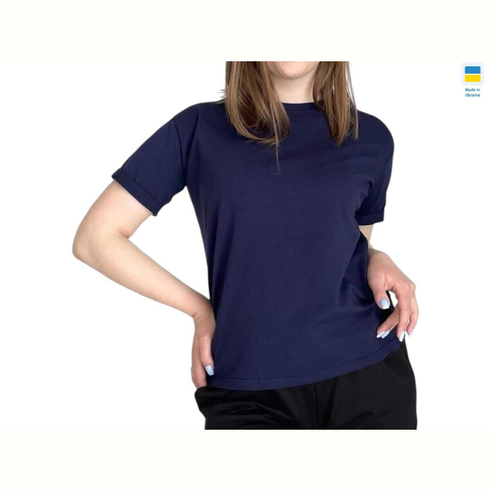 Футболка Sport style 51 т.синій