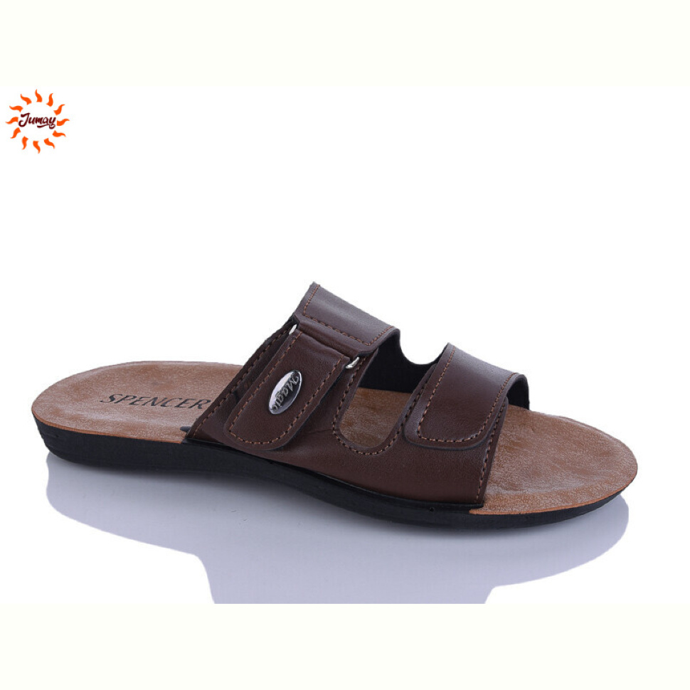 Шлепки Jumay SP Magic липучка корич.