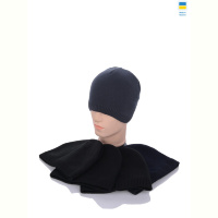 Шапка Angelica MW015 на флісі mix