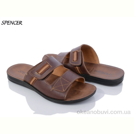 Шлепки Spencer 10497 brown