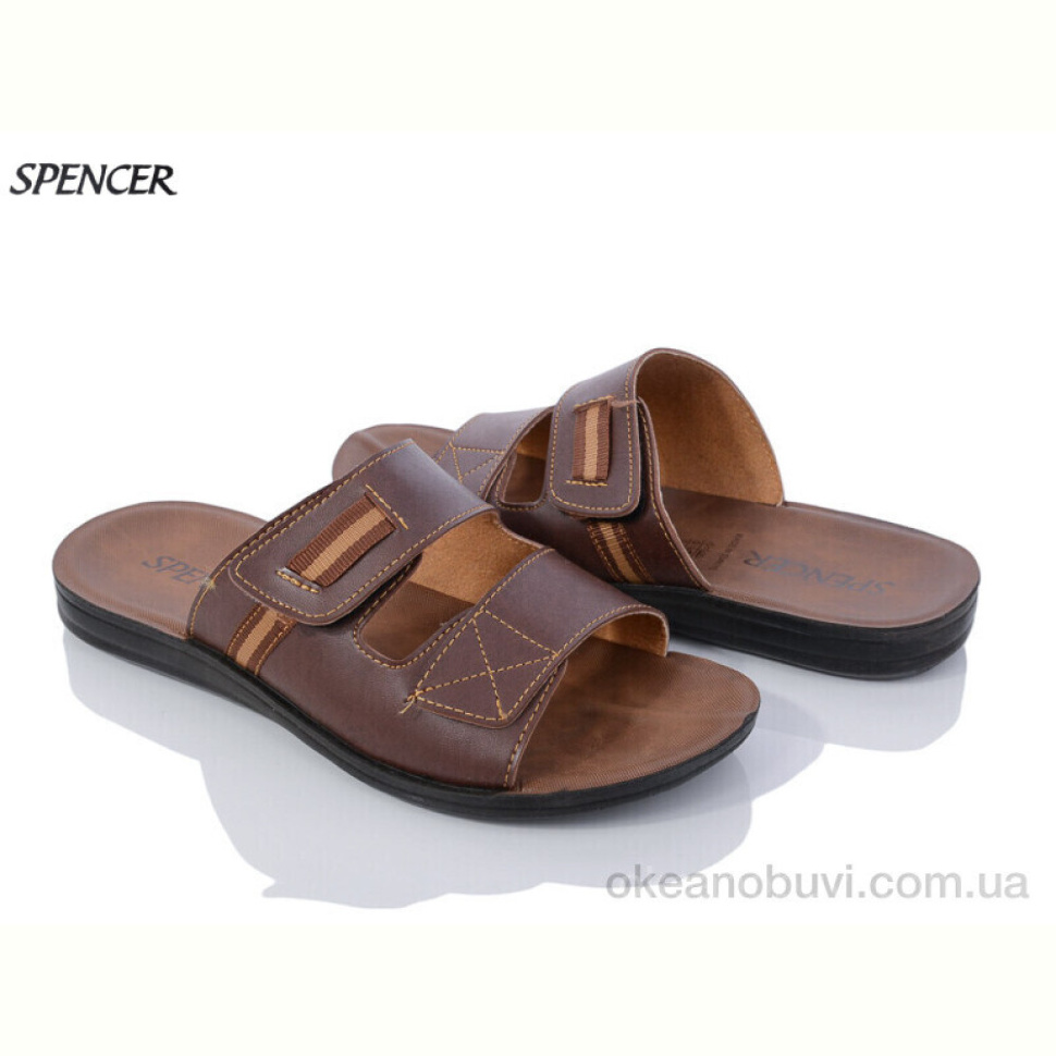 Шлепки Spencer 10497 brown
