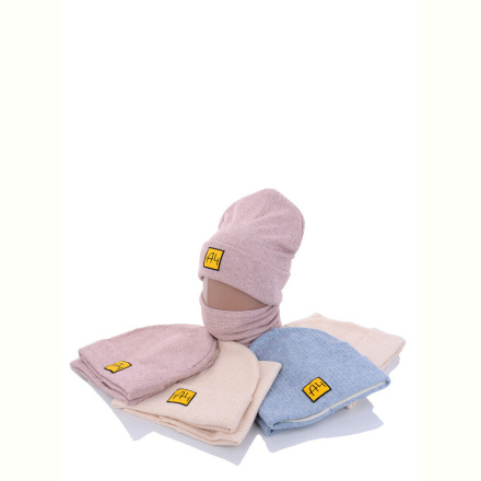 Шапка Red Hat KA310 комплект mix фліс