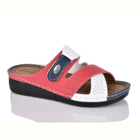 Шлепки Sali-2 820 red-white