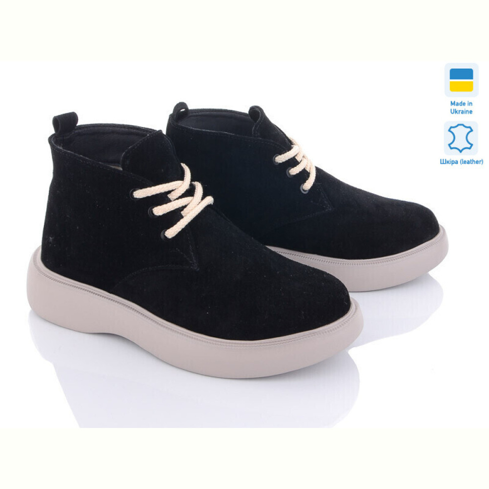 Ботинки A.N.I.One 07001-Х3 чер замш