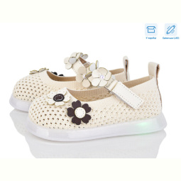 Туфли Poni kids A1081 beige LED