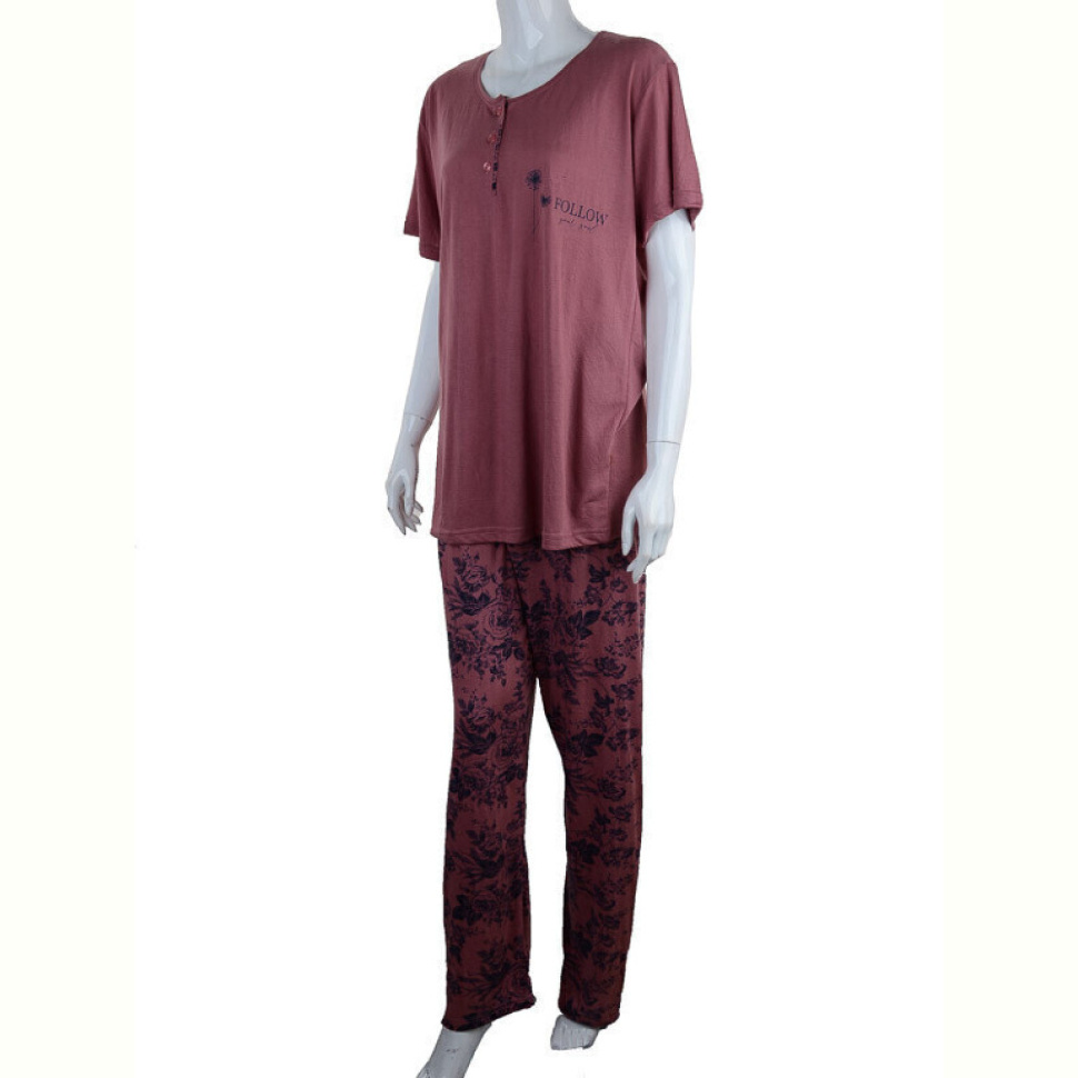 Пижама Obuvok 10197 pink (04077)