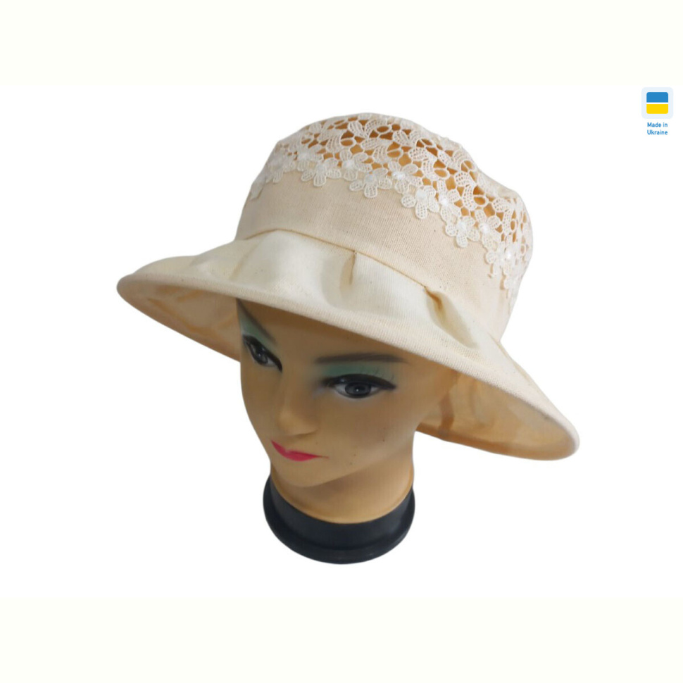 Шляпа Mabi 0905 бежевий