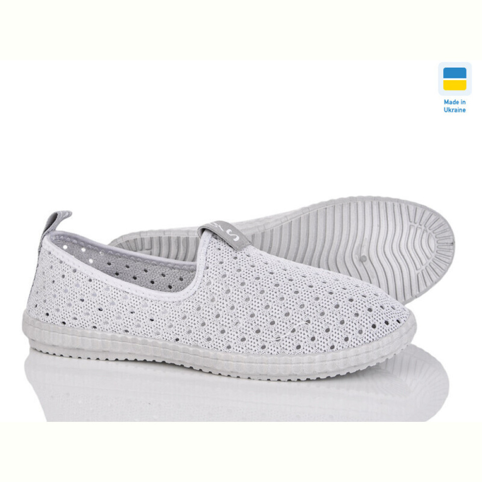 Слипоны Paolla 526 сірий