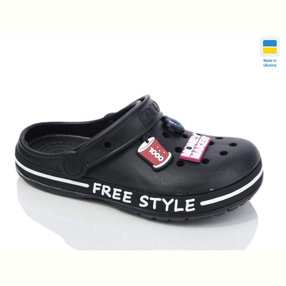 Кроксы Lot Shoes N329 чорний Кроксы Lot Shoes N329 чорний