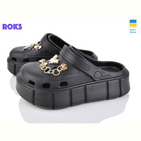 Кроксы Roks 152-9019 чорний