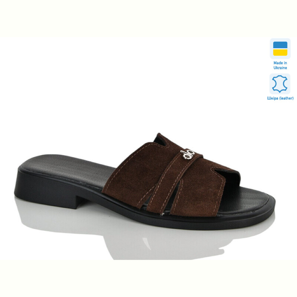 Шлепки Sali 559 корич.з.