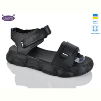 Босоножки Garti 2136 чорна шкіра