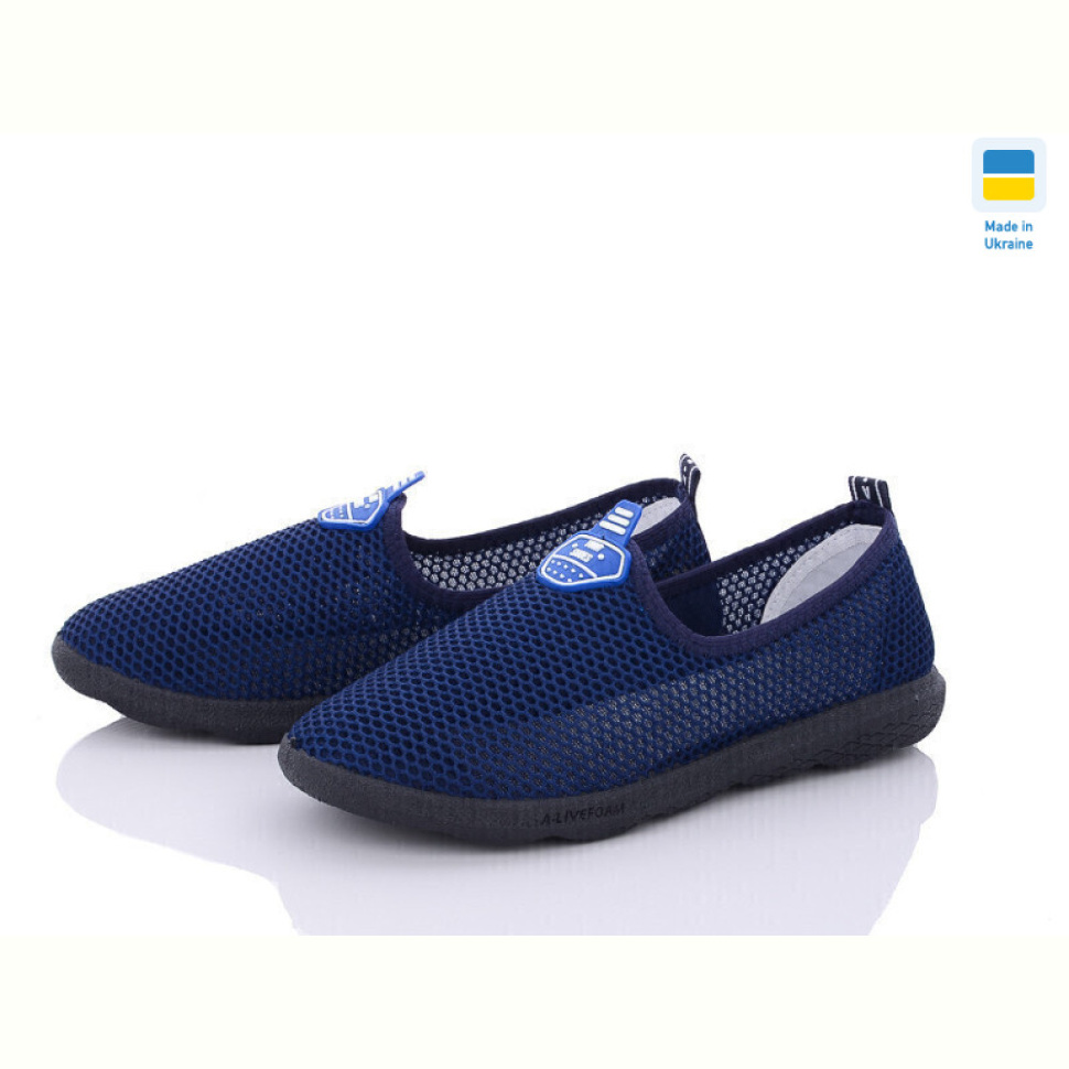 Слипоны Favorit F184П синій