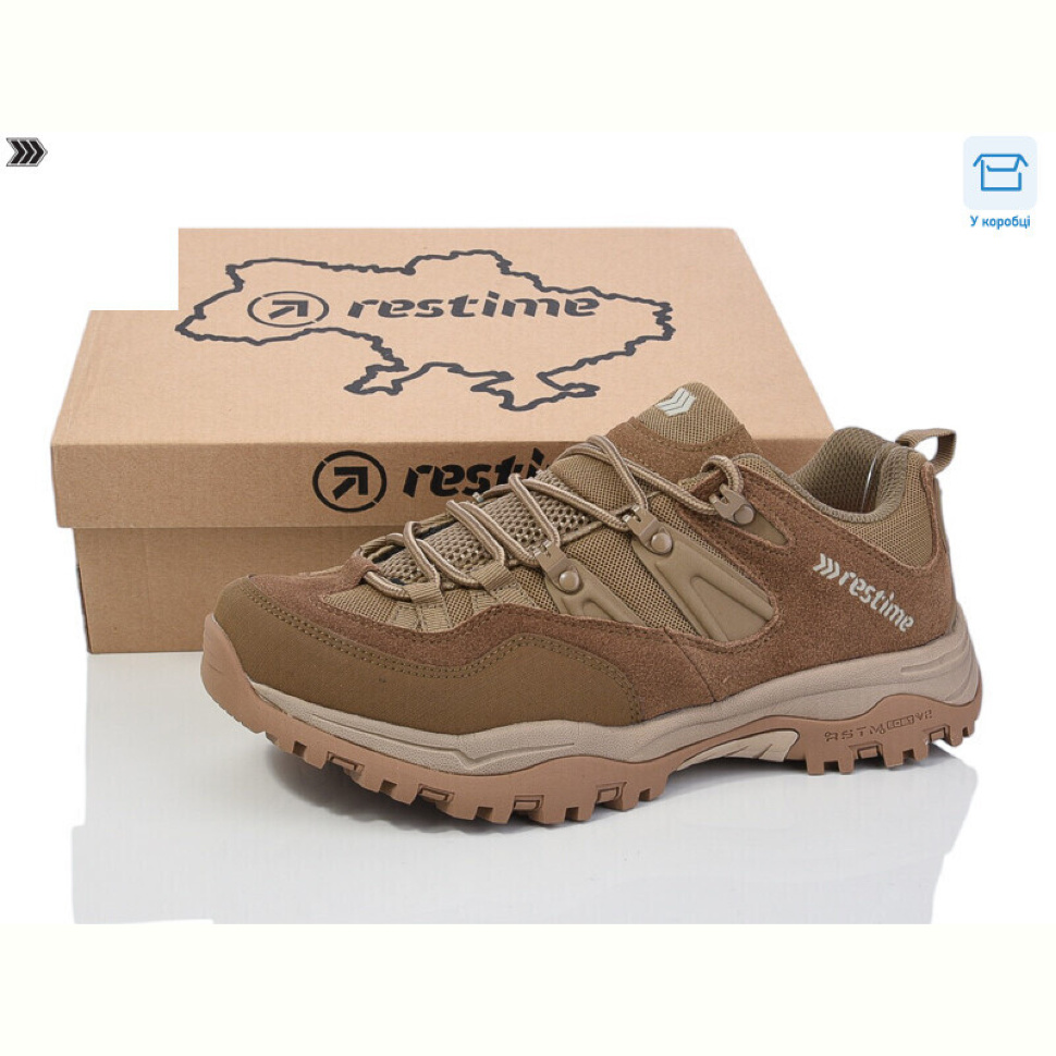 Кроссовки Restime OMO24506 wolf brown