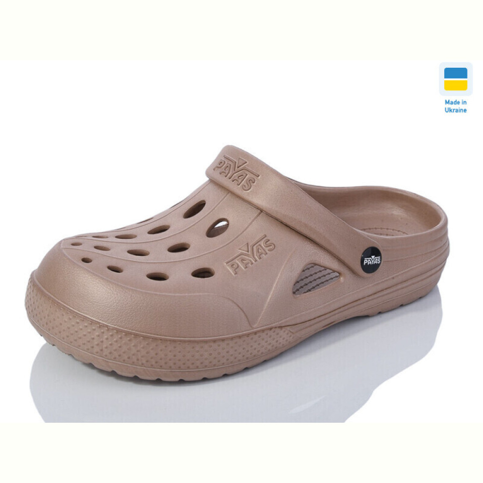 Кроксы M&L  Alex13 Крокс т.бежевий