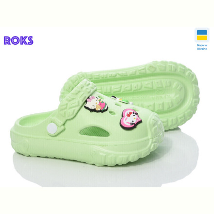 Кроксы Roks Verta 1003 салат