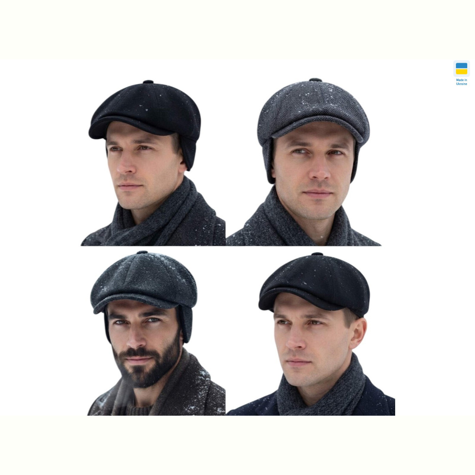 Кепка Mabi 1202 восьмиклінка mix