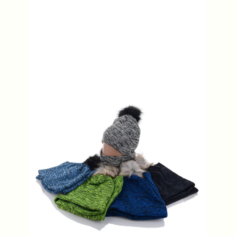 Шапка Red Hat KA305 комплект mix фліс