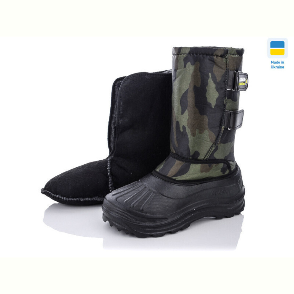 Сапоги из пены Selena 054-1 Аляска тем/кам.