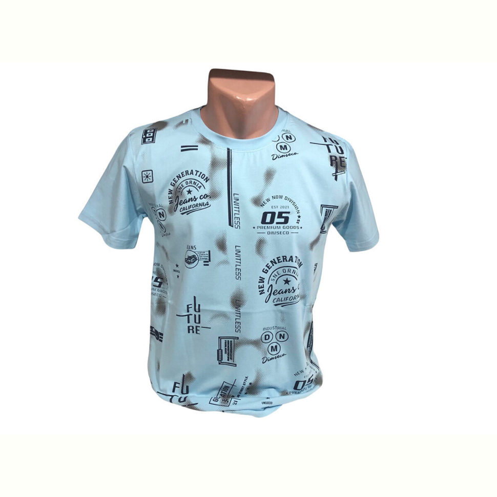 Футболка TurkishBrend C005 блакитний