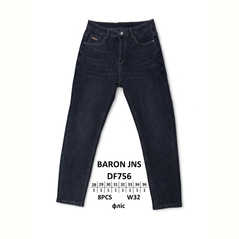 Джинсы Baron DF756 фліс Джинсы Baron DF756 фліс