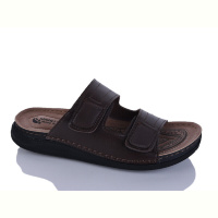 Шлепки Oscar 01-16 корич.к.