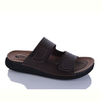 Шлепки Oscar 01-16 корич.к.