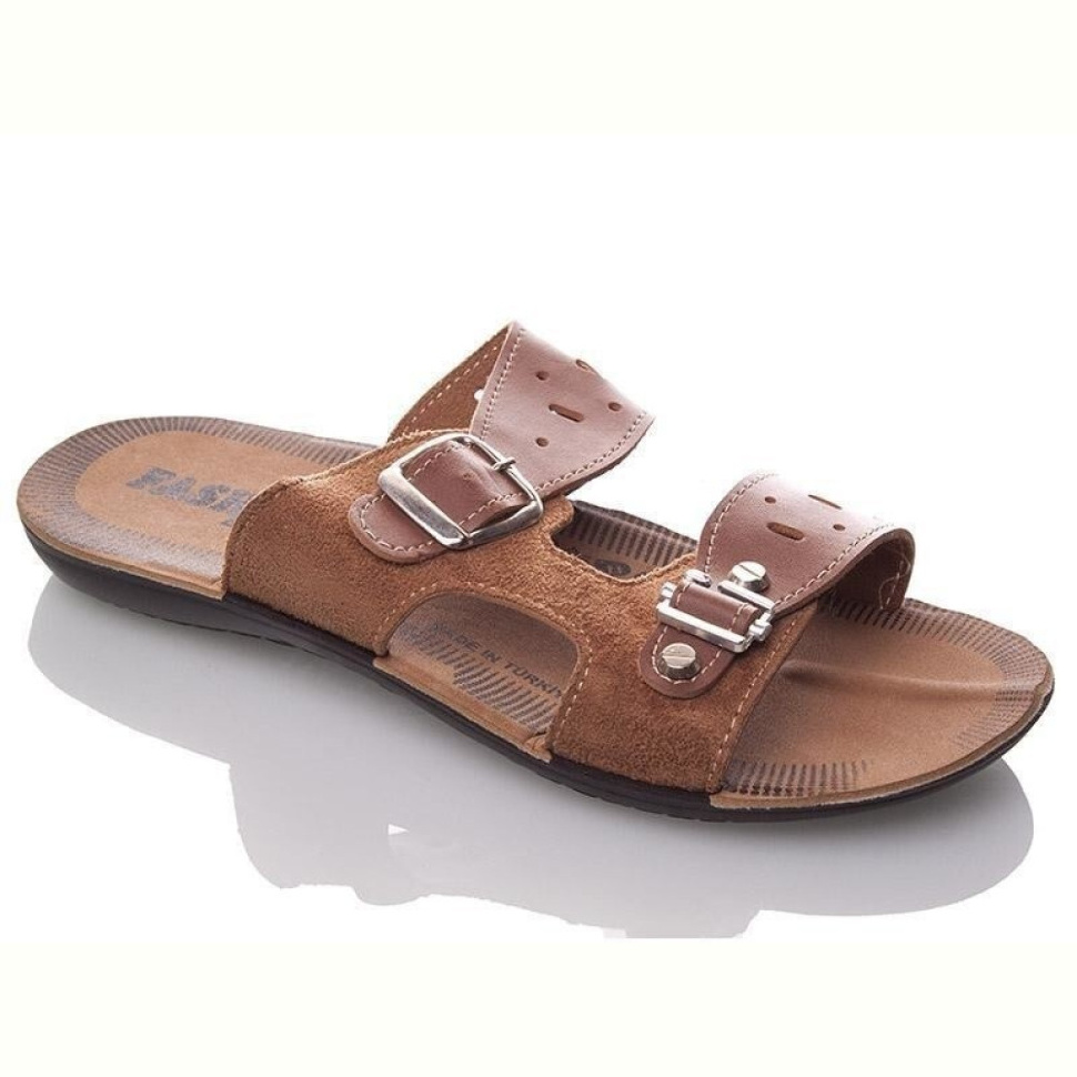Шлепки DeMur MFashion 2 PR camel