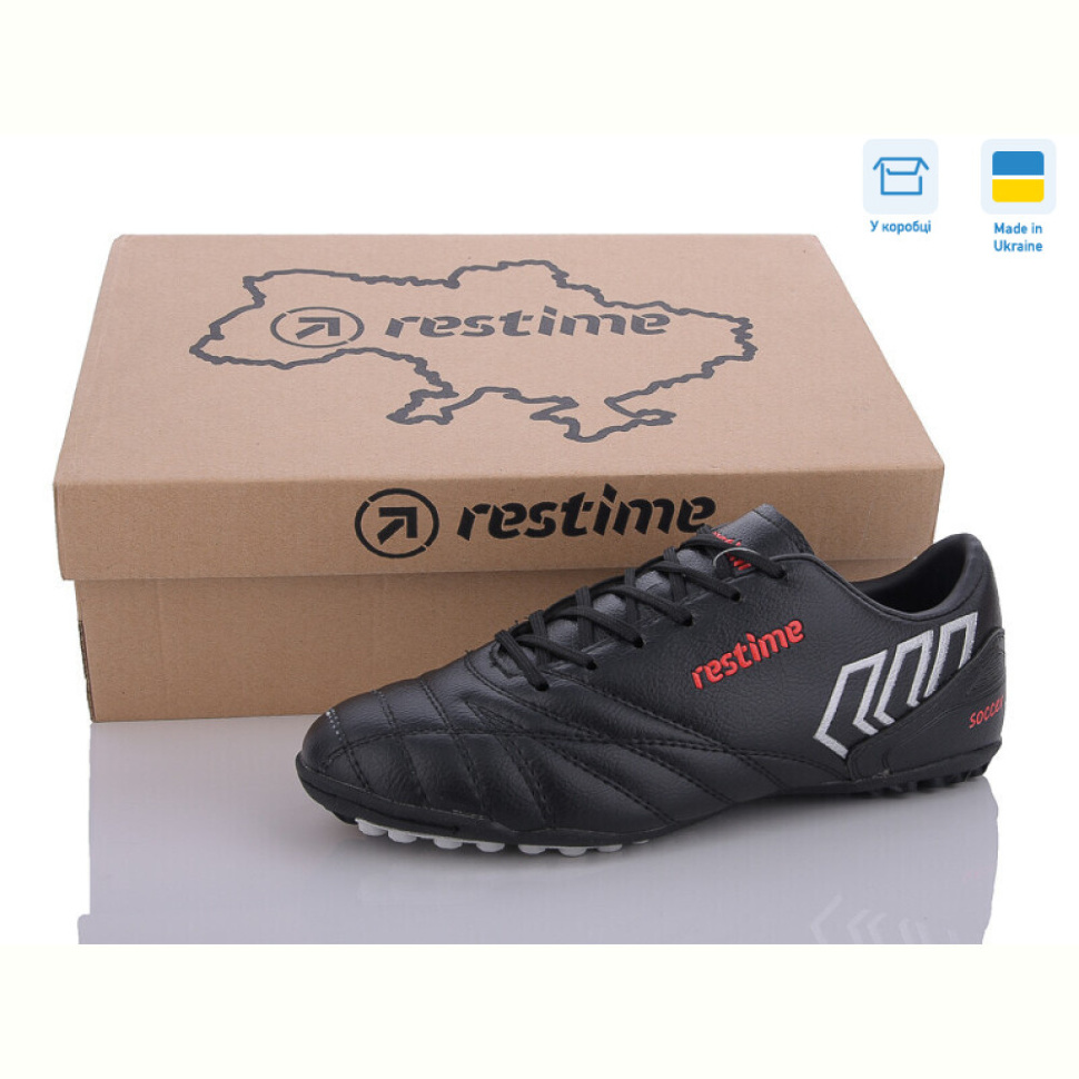 Футбольная обувь Restime DWB24128-1 black-red