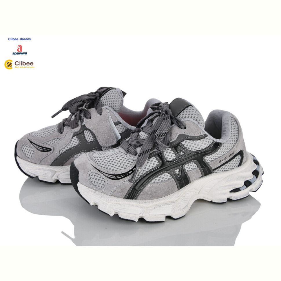 Кроссовки Clibee-Doremi A1873 grey-black