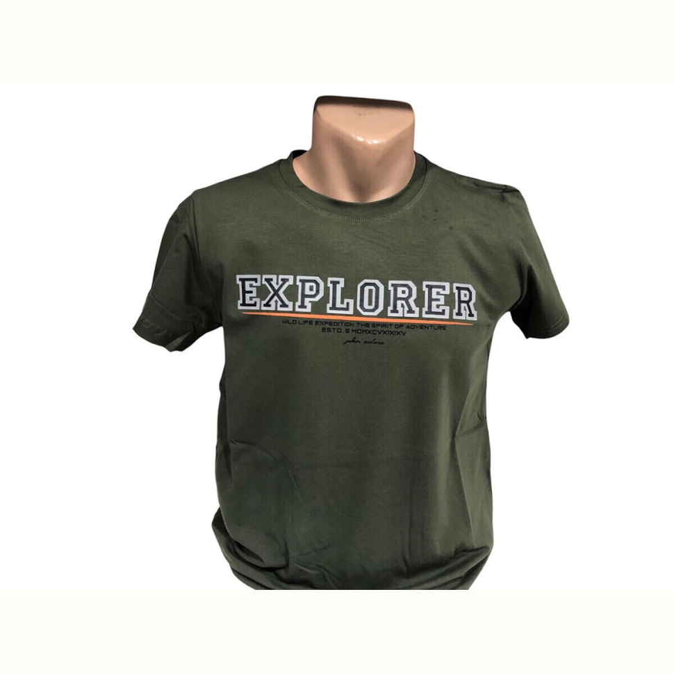 Футболка TurkishBrend C003 хакі Футболка TurkishBrend C003 хакі