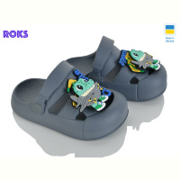 Кроксы Roks 336 т.сірий