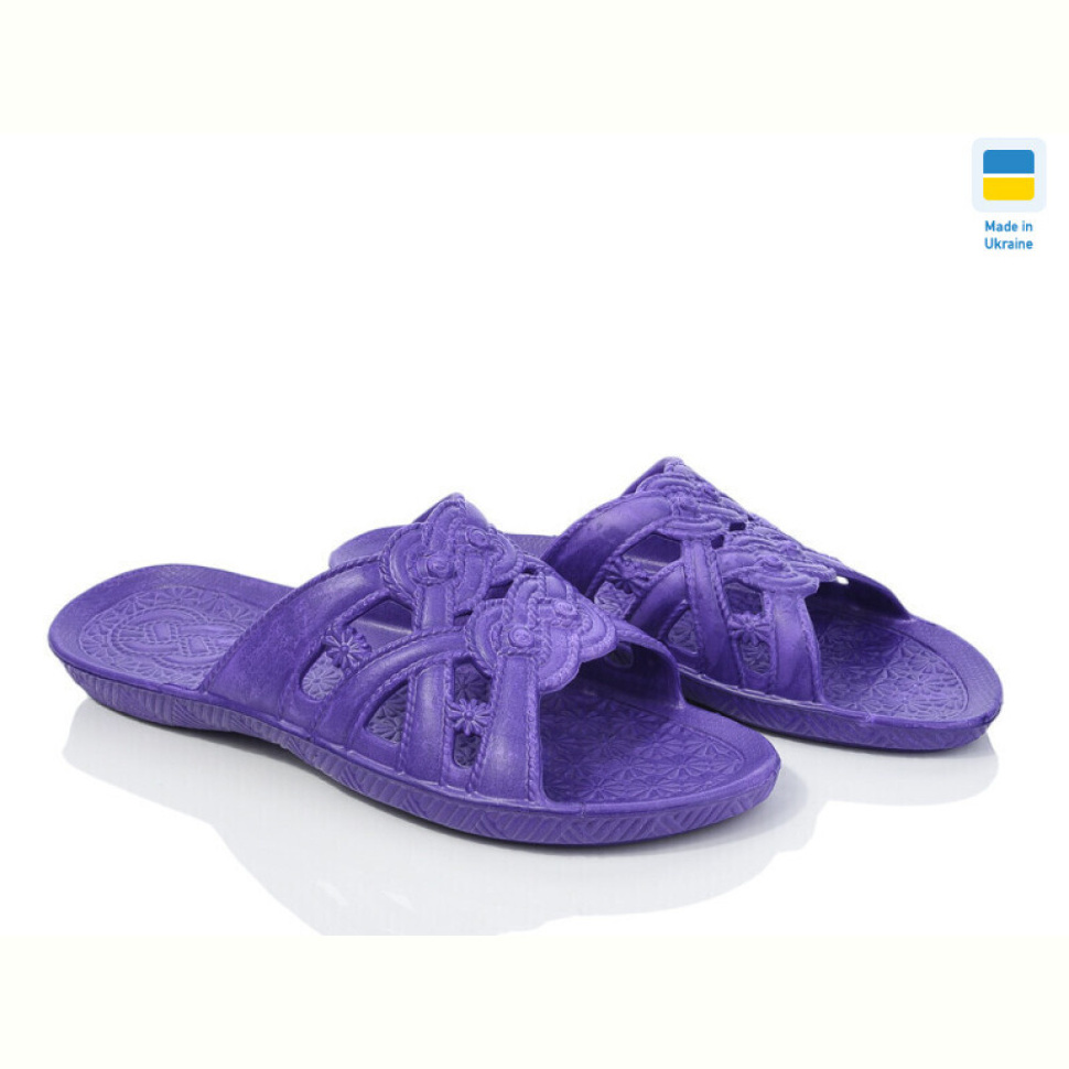 Шлепки Vladimir Cross SV009 троянда фіолет