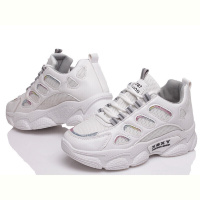 Кроссовки Prime-Opt Prime P-N107 white-gray(35-39)