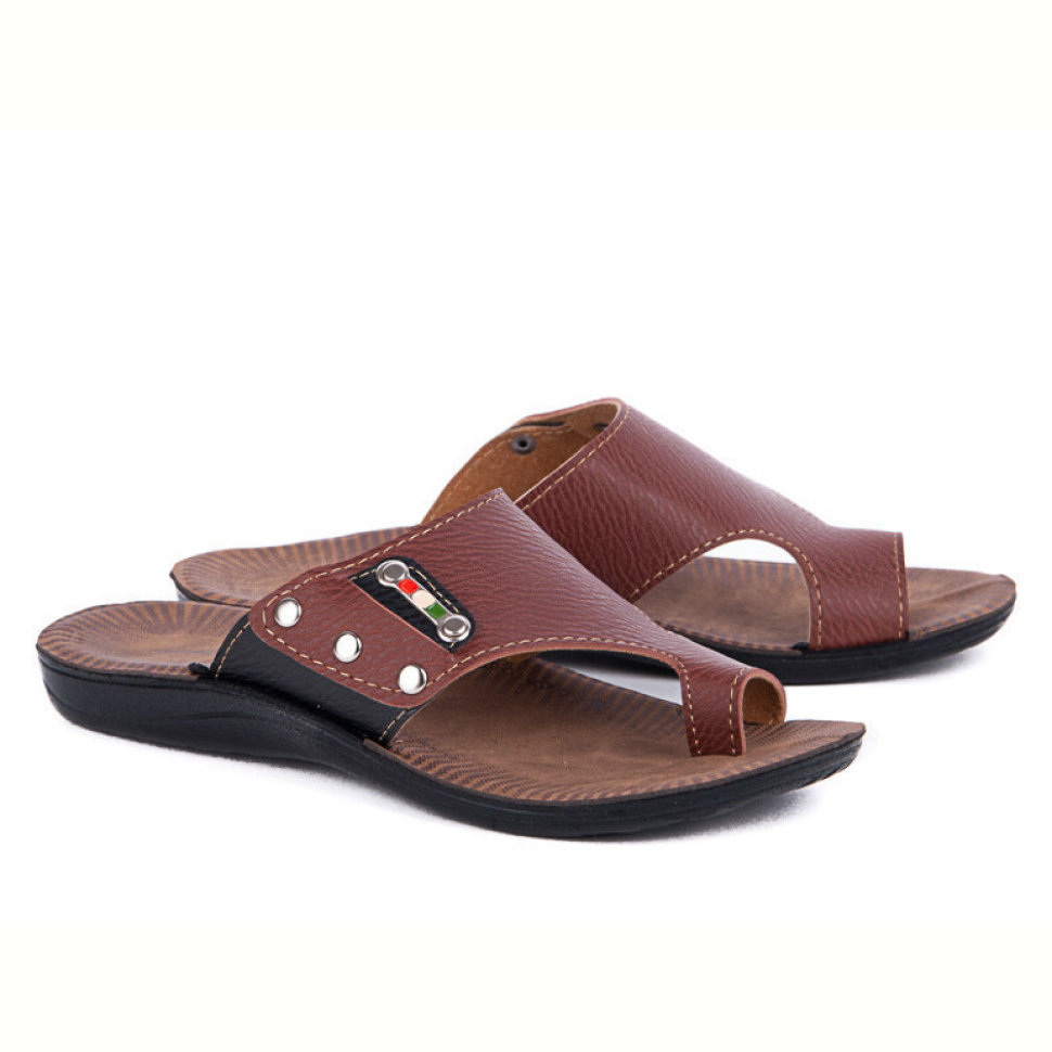 Шлепки Selena SK светло-коричневый