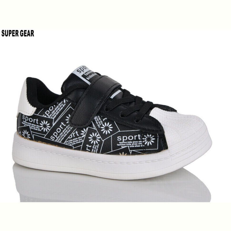 Кеды Super Gear 001-921B black