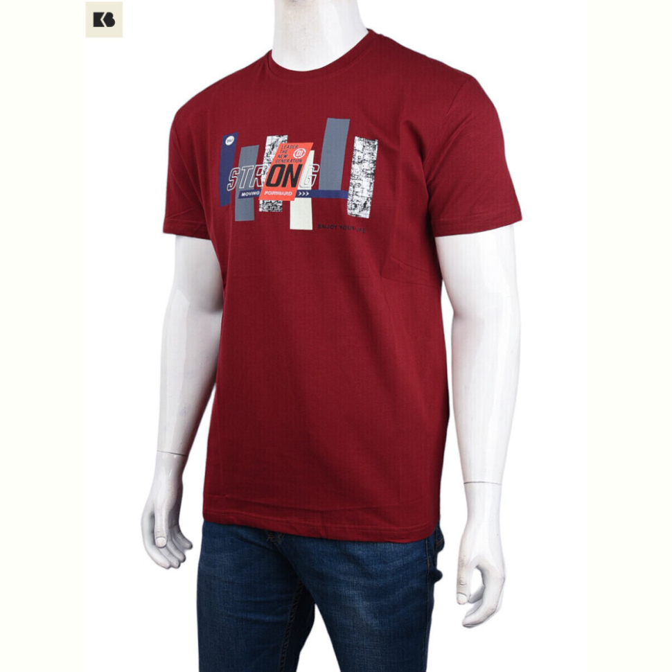 Футболка BIG 3707-062 bordo